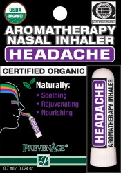 Organic Aromatherapy Nasal Inhaler - Headache