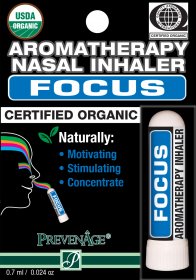 Organic Aromatherapy Nasal Inhaler - Focus