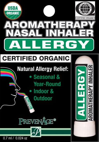 Organic Aromatherapy Nasal Inhaler - Allergy - Click Image to Close